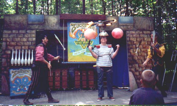 Those knives look alot CLOSER on stage!